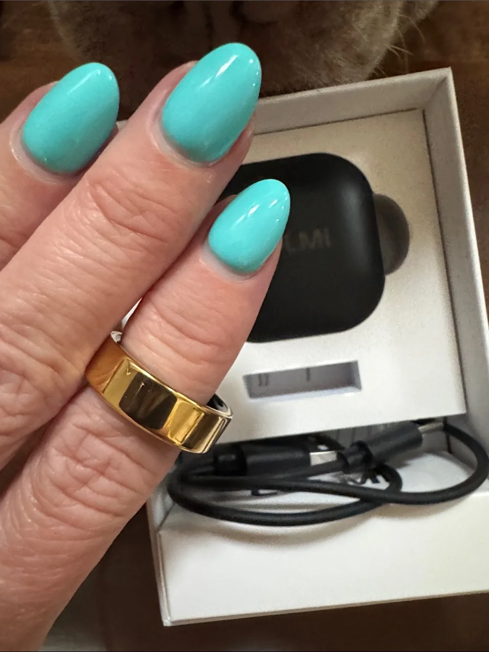Silver Smart Ring P02 - Sleek Silver Wearable Ring